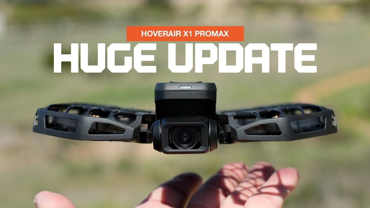 IMPRESSIVE TRACKING!!! New firmware on the HoverAir X1 Promax