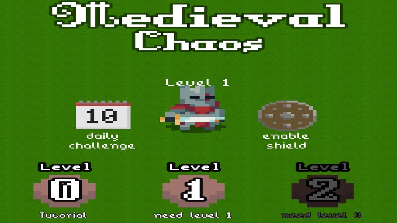Medieval Chaos Gameplay (Mobile - Rogue Like Survival)