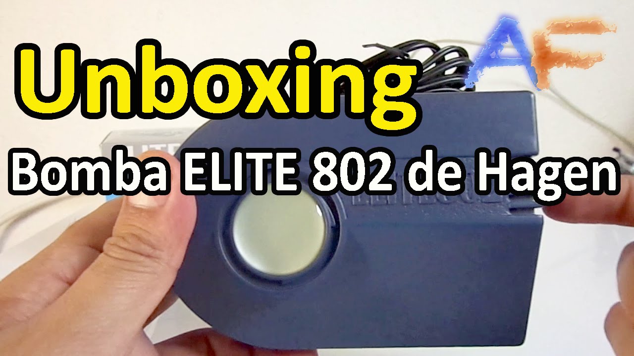 UNBOXING: BOMBA DE AIRE ELITE 802 DE HAGEN | ACUARISMO FÁCIL