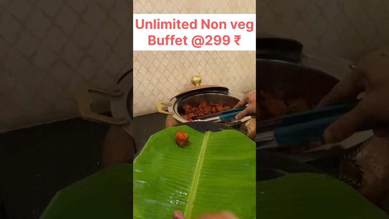 Zamindar Restaurant Marathahalli Bangalore |Unlimited Non Veg buffet @ 299₹ #bangalore #shortsvideo