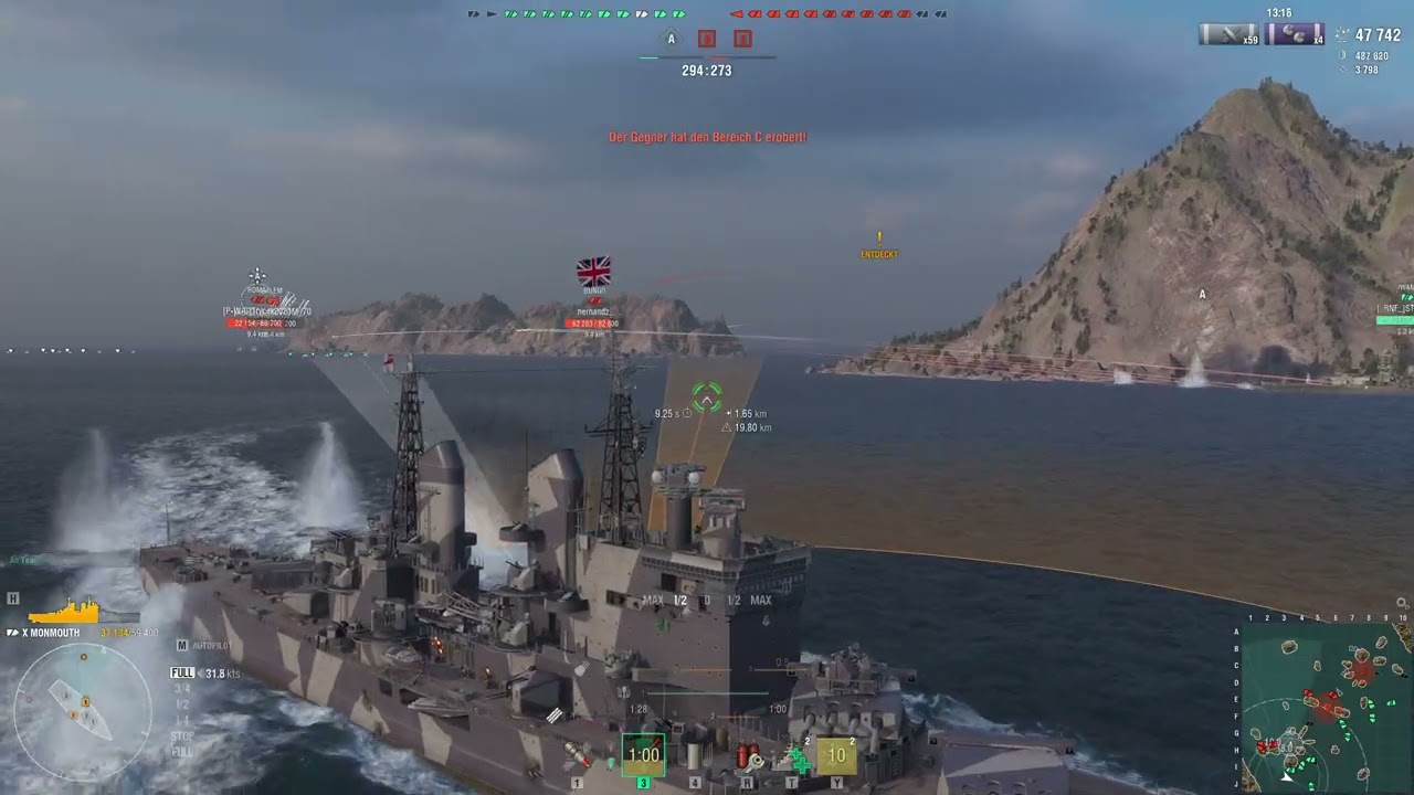 Monmouth T10 top runde Zufall