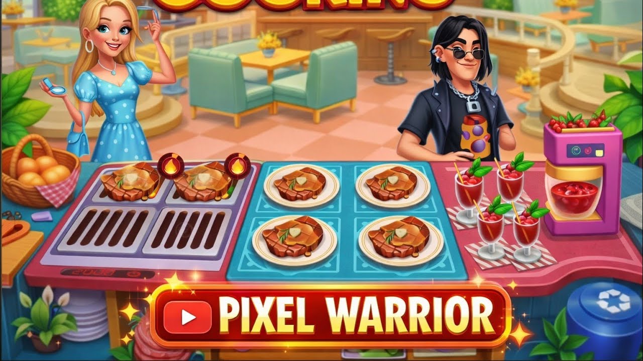 Restaurant Cooking Game Level Complete 🔥 | Pixel Warrior