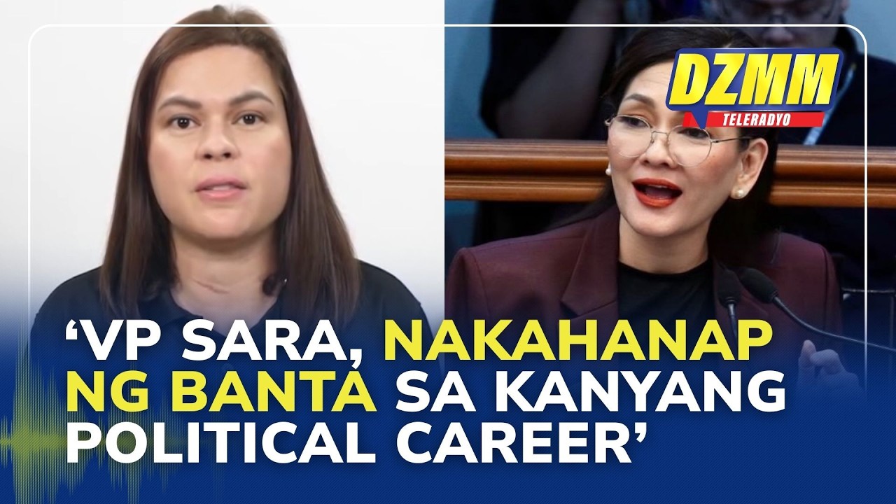 'Threatened ba siya?': VP Duterte identifies political threat after recent statement says Akbayan