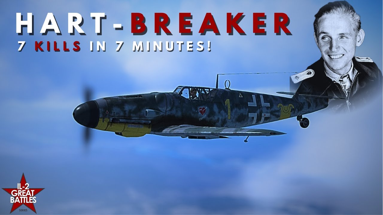 Ярость Bf 109G-6: семь сбитых самолетов Хартманном под Курском.