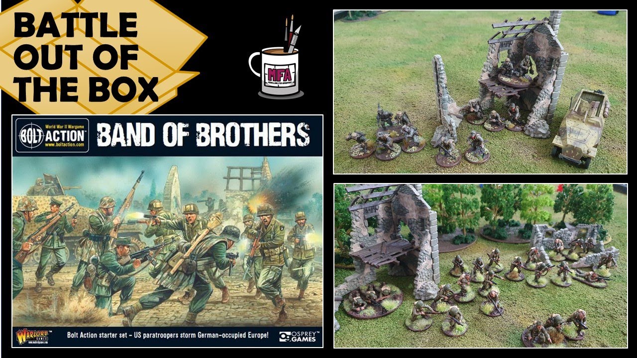 Learn to Play Bolt Action - Band of Brothers Starter Set Battle Report - Let's Play