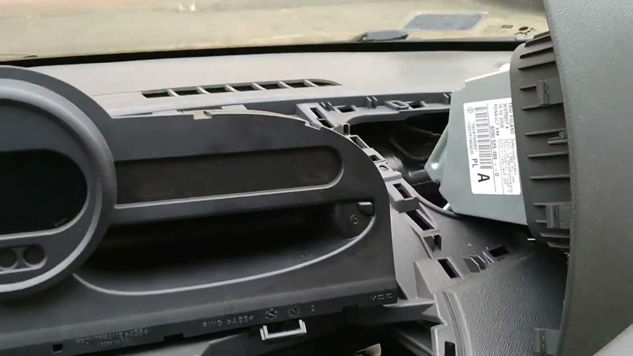 Twingo 2 - wymiana podświetlenia nawiew&oacute;w