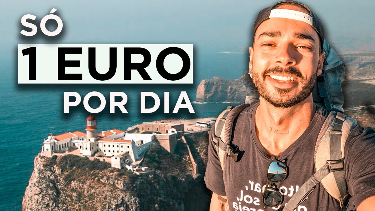 CHEGUEI NO EXTREMO SUDOESTE DA EUROPA DE CARONA | Viajando com 1 EURO POR DIA - Dia 2