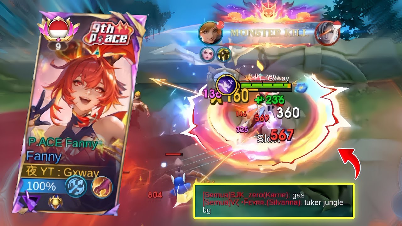 REVIEW SKIN FANNY P.ACE | MUSUH MALAH PENGEN SATU TIM 😂 - Mobile Legends