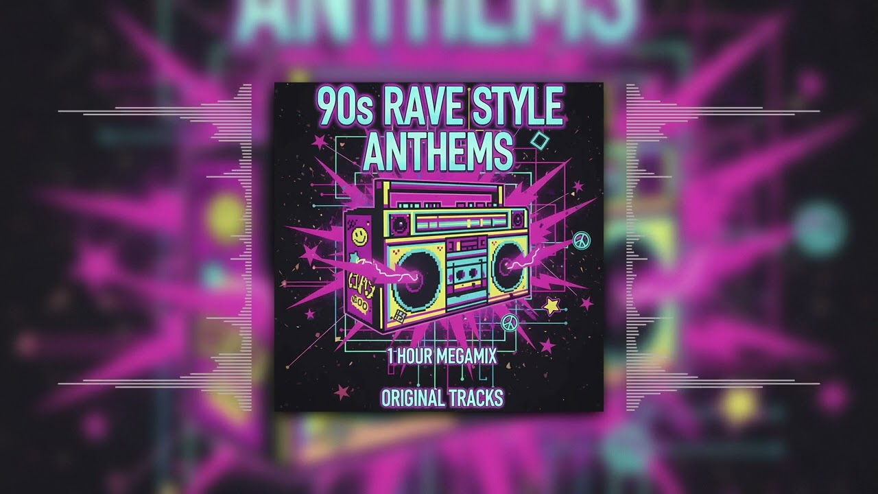 90s RAVE ANTHEMS: 1 Hour Megamix | Original Tracks | Oldschool Techno, Acid & Hardcore