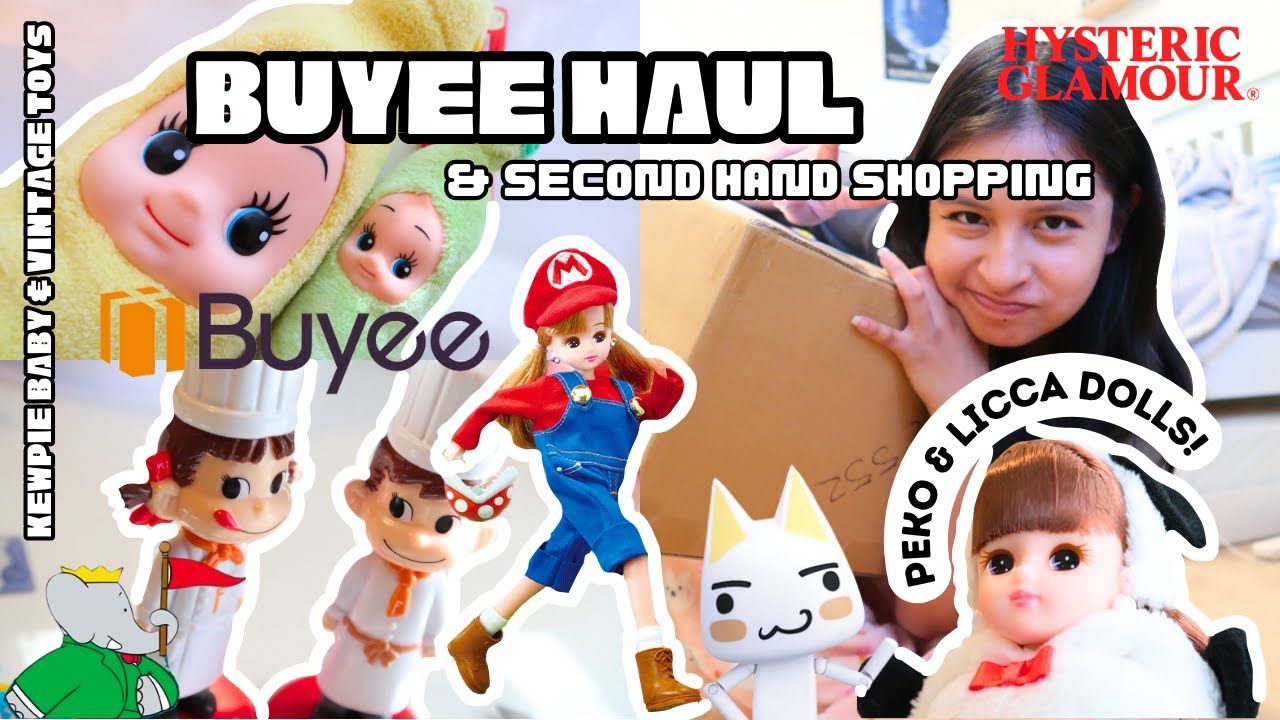 BUYEE HAUL ──★ ˙ 🐬 !! Toro Inoue, Licca Dolls, J-FASHION // vintage toys! MERCARI JP HAUL & UNBOXING
