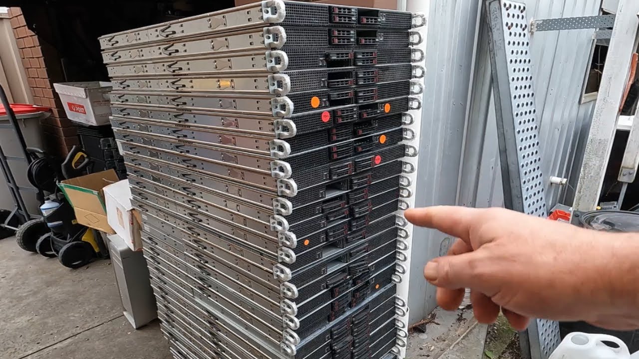 eWaste Pick Up, Catch up & Server Scrap Out