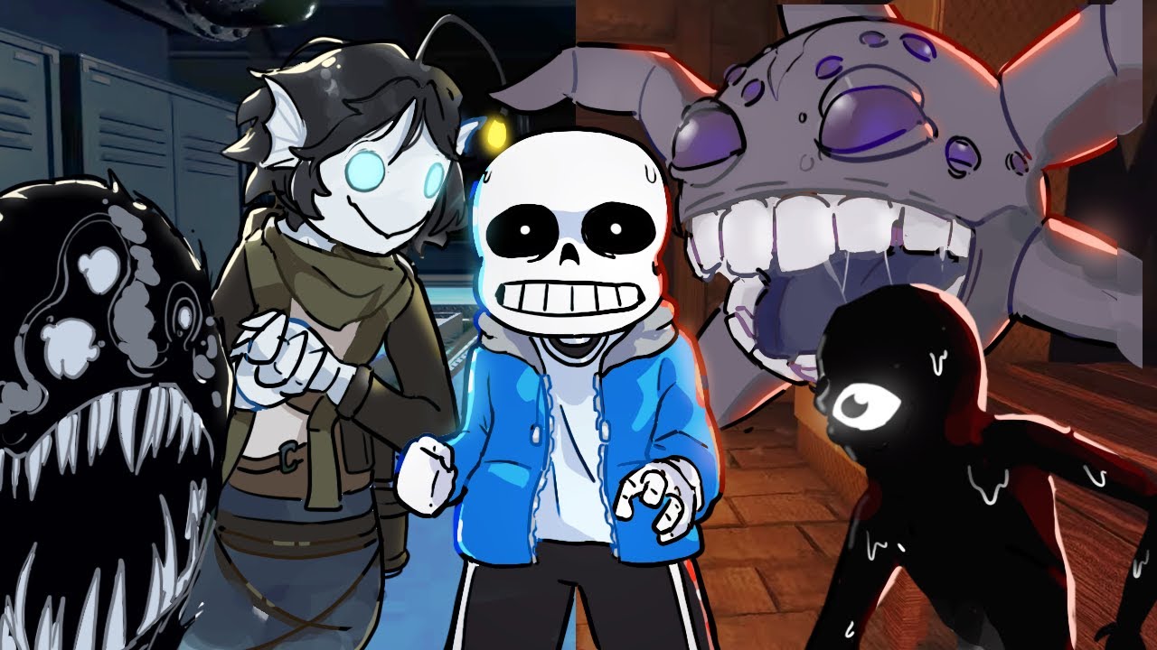 If SANS played ROBLOX SCARY GAMES (Animation)