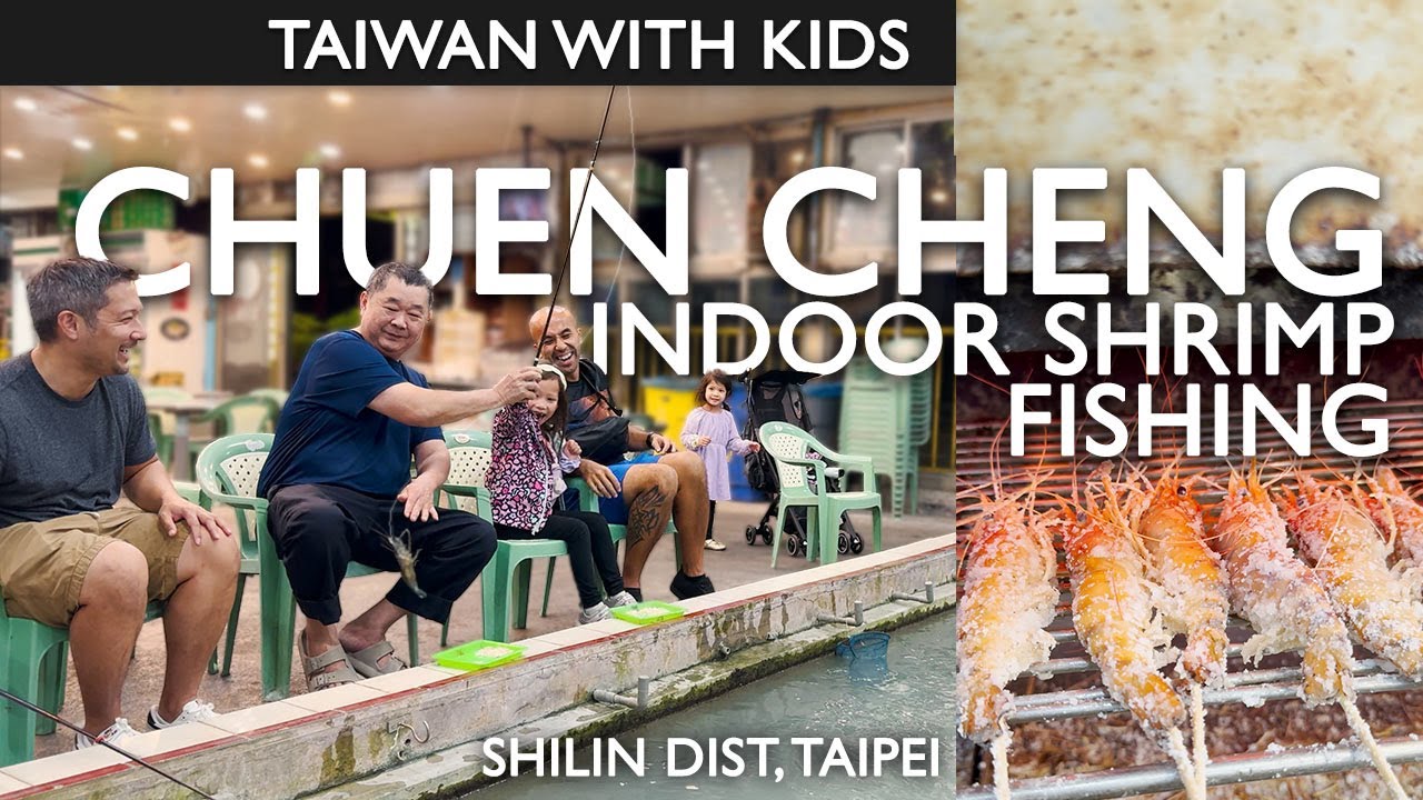 Shrimp Fishing For Dinner In Taipei