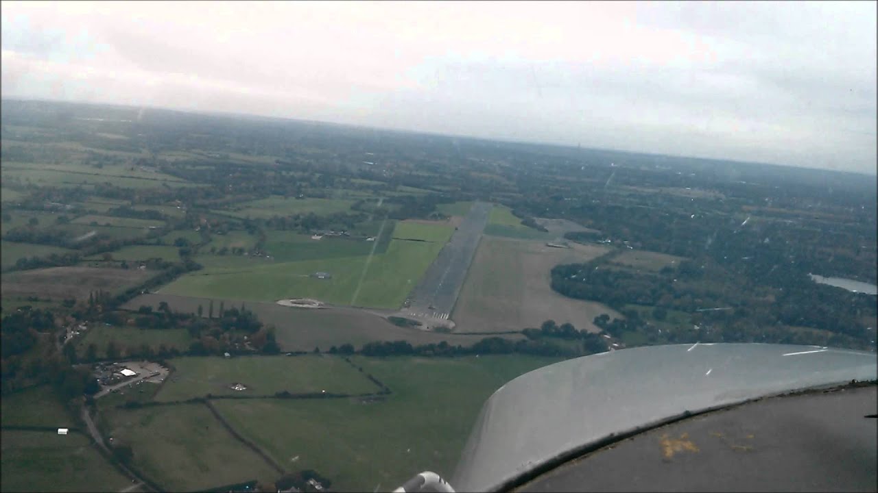 EGLB Brooklands and old disused Wisley Airfield, Surrey from the air [HD]
