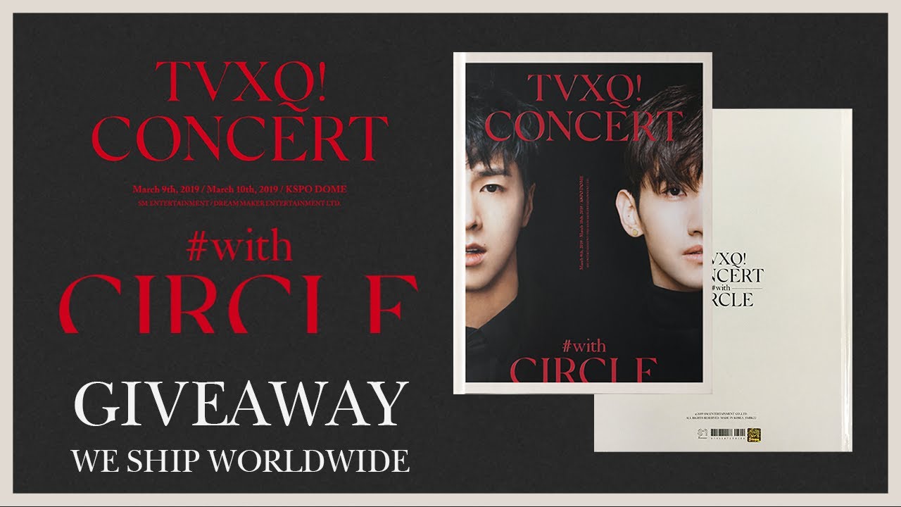 〈UNBOXING〉🎁GIVEAWAY🎁 TVXQ- ‘CONCERT /CIRCLE＃with’ | Photobook | 동방신기 | Free Gift Event