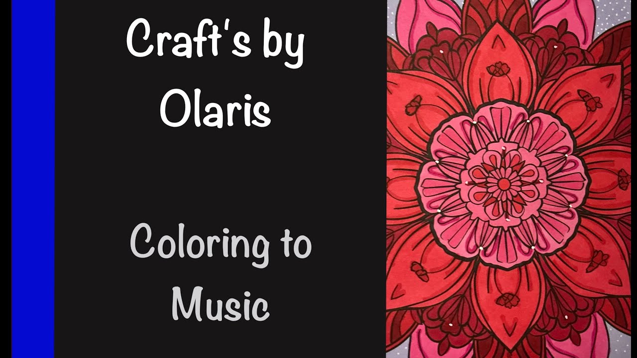 Coloring a Flower Mandala!