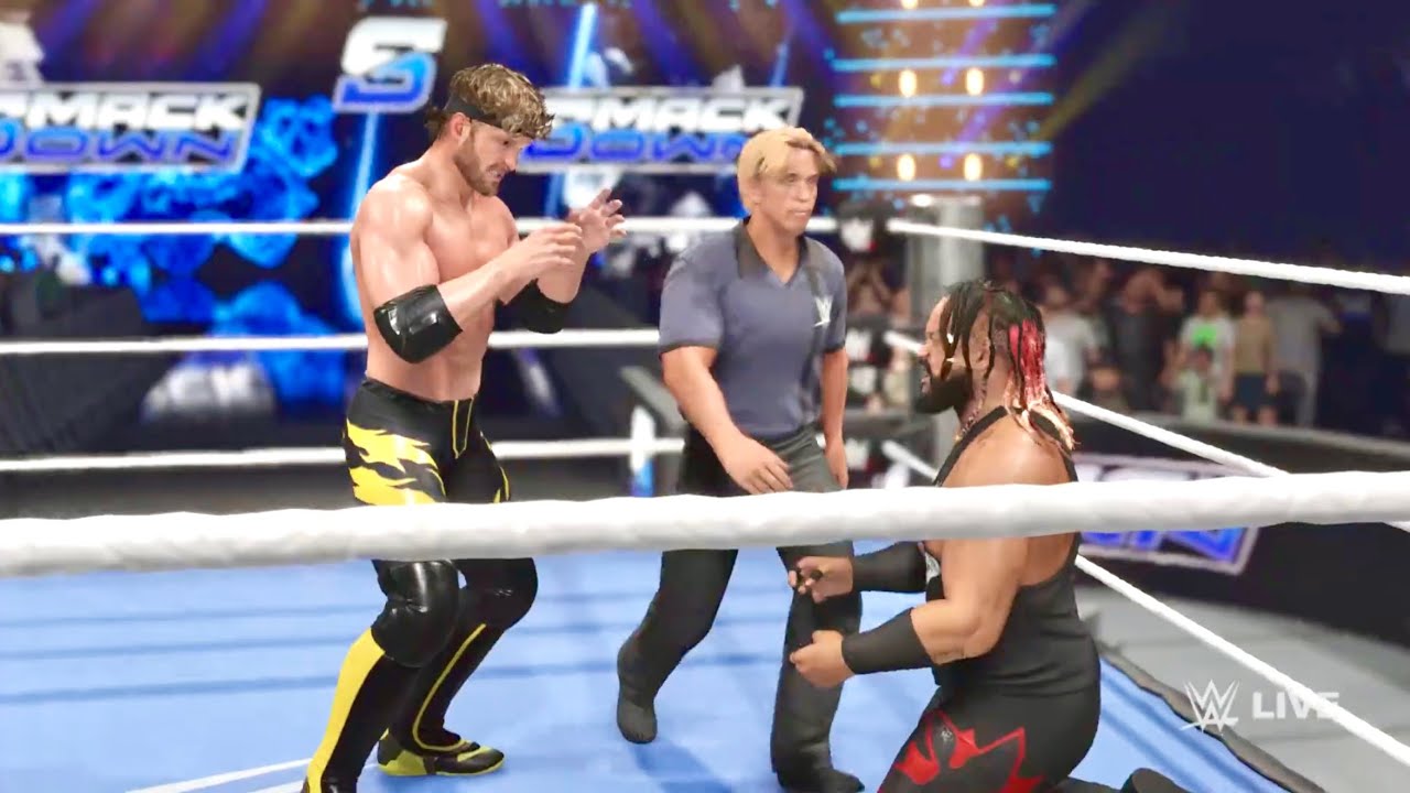 Logan Paul Vs. Jacob Fatu: Winner Replaces Jey Uso For Elimination Chamber - WWE 2K25 PS5