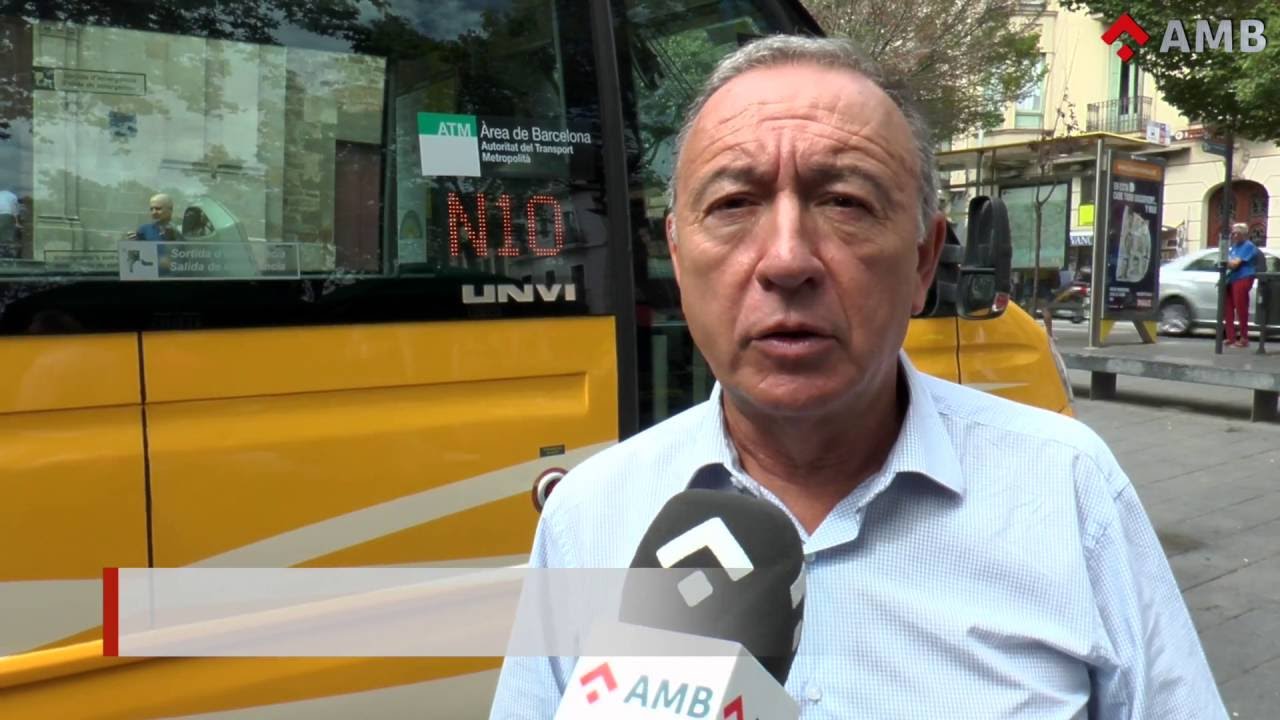 AMB i Ajuntament de Barcelona inauguren la línia N10 de Nitbus