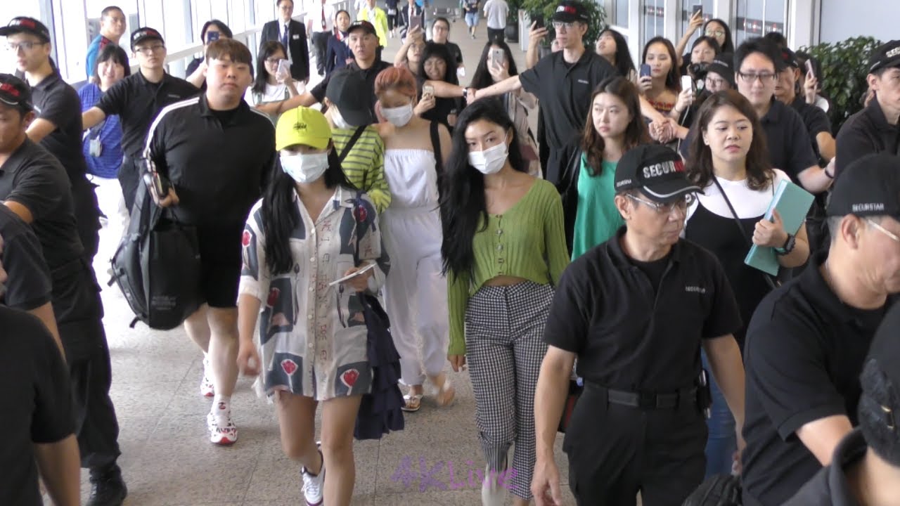 20180902 Mamamoo 마마무 Arriving Hong Kong