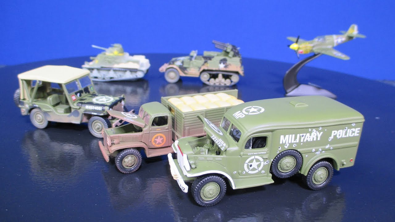 Johnny Lightning Military The Greatest Generation WWII Allied Victory 2018 Release 1