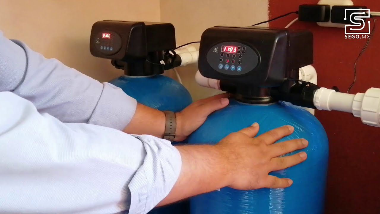 Tren de filtración de agua (Sedimento, Carbón Activado, Suavizador)