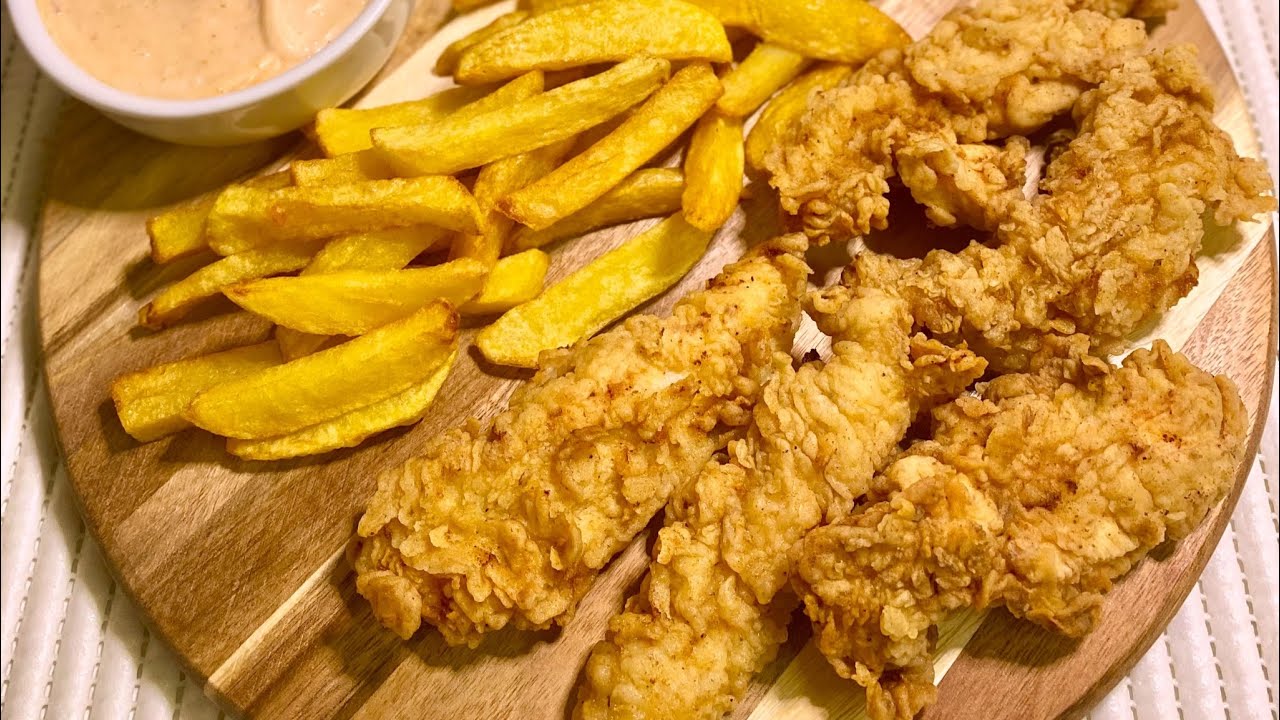 كريسبي الدجاج المقرمش بطريقة جدا سهلة ، crispy chicken