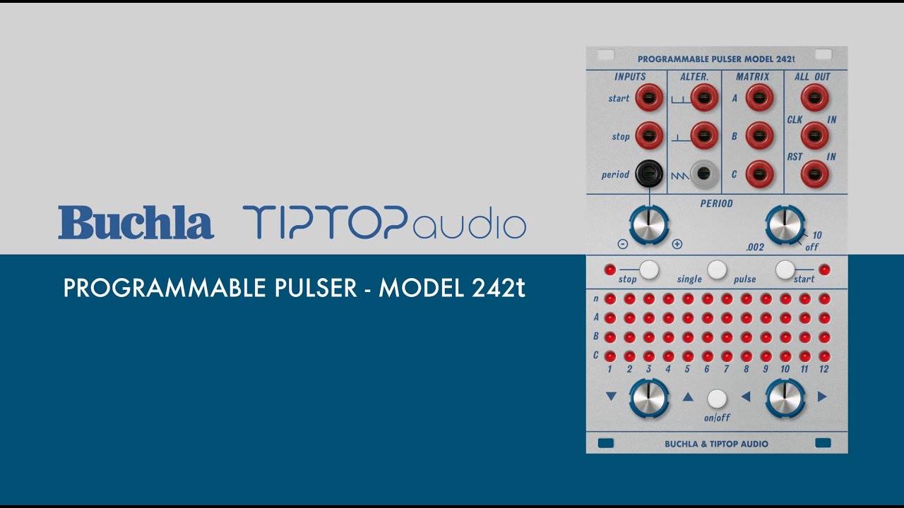 A first look at the 242t from Buchla & Tiptop Audio