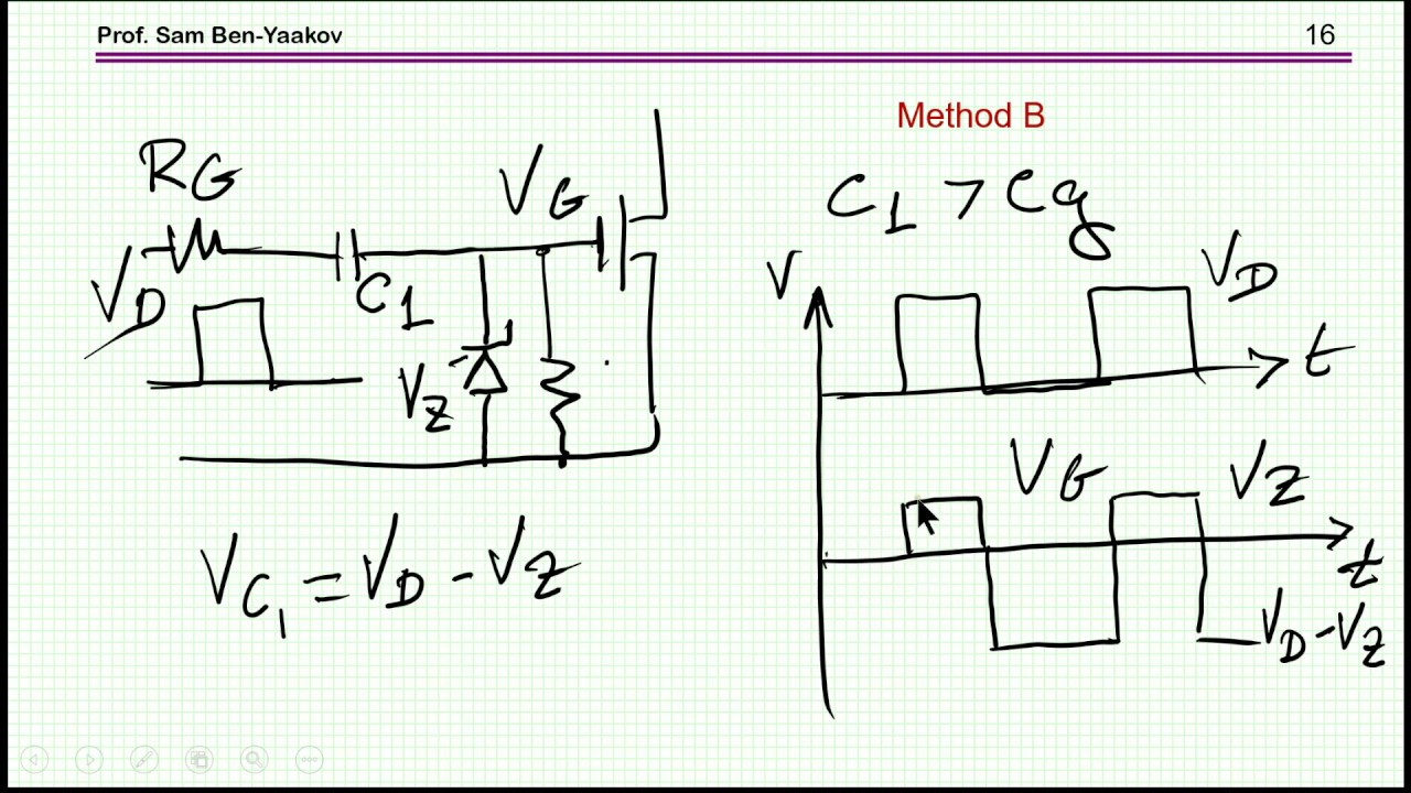 Bipolar gate drive of power  transistors