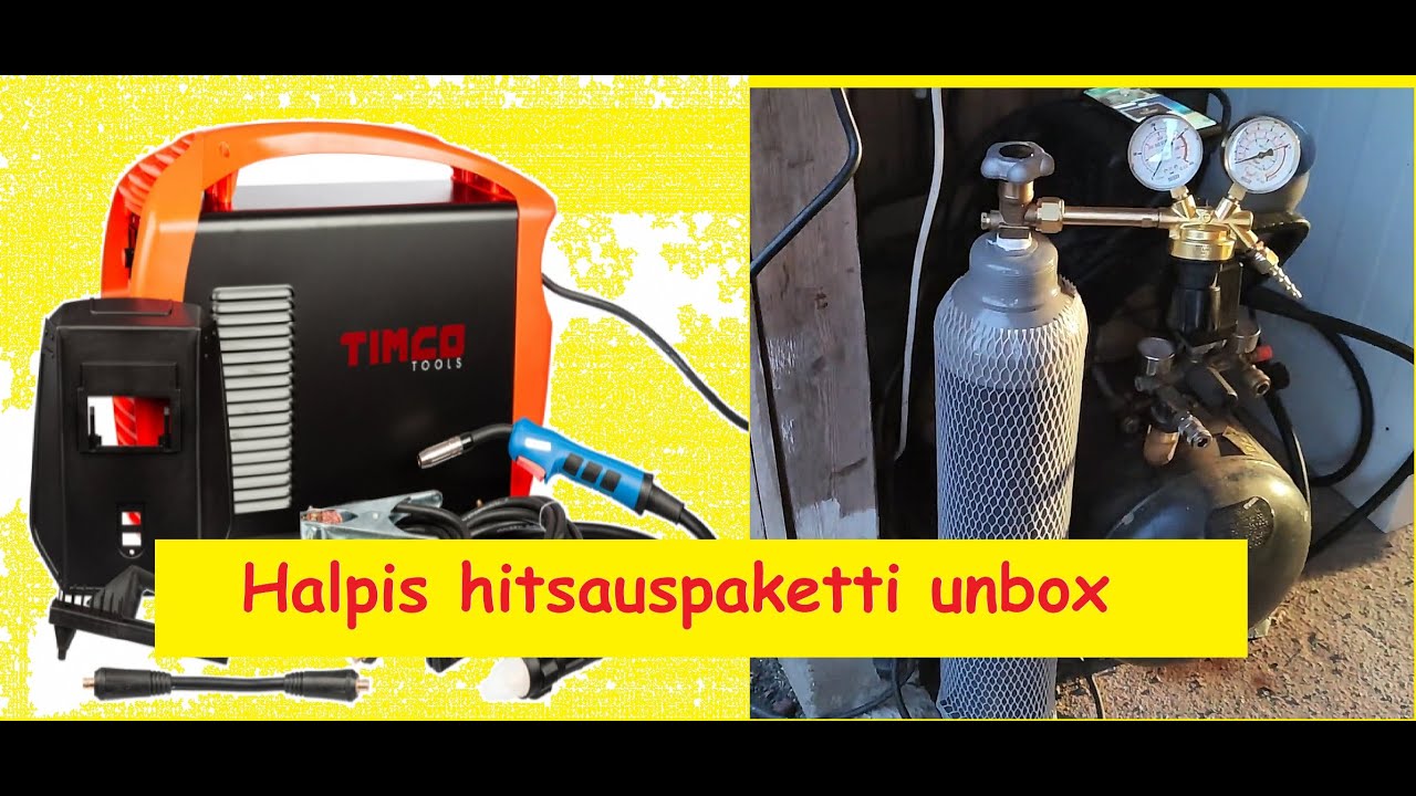 Hitsaus paketti alle 600 euron - Unboxaus ja esittelyä