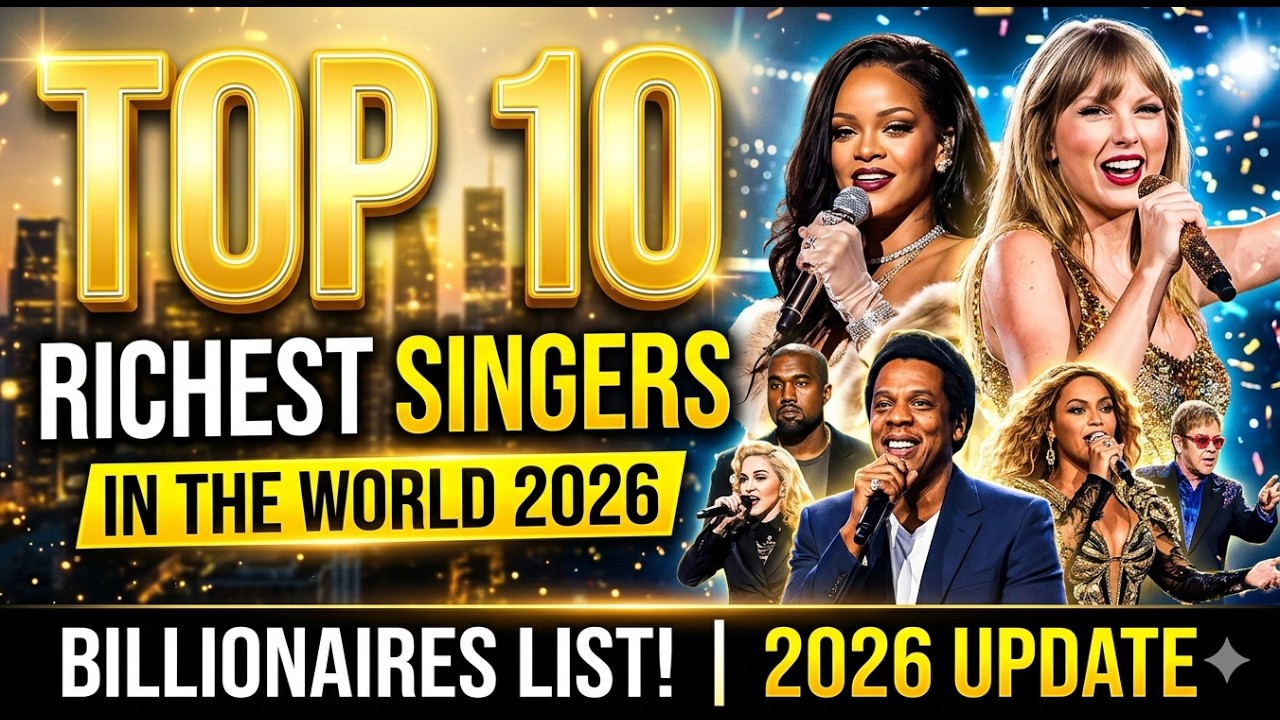 Топ-10 самых богатых певцов мира в 2026 году 💰🎤