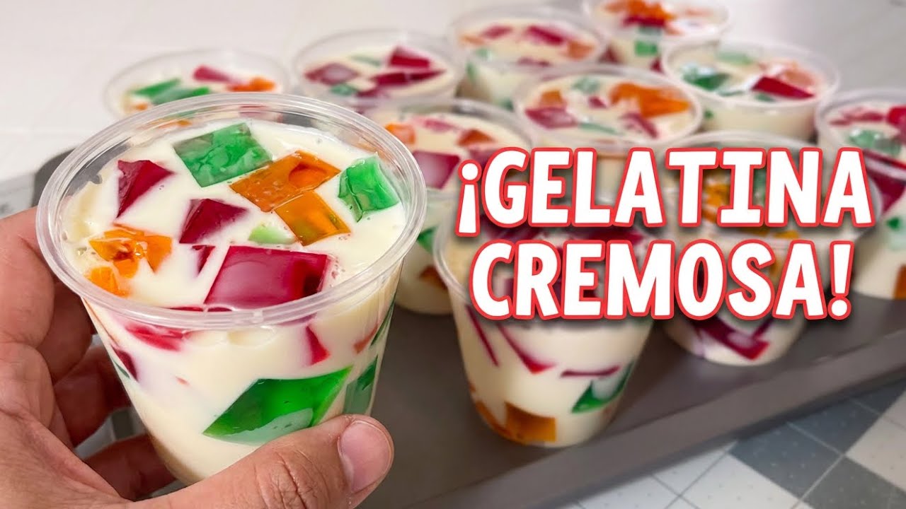 COMO PREPARAR GELATINA DE MOSAICO