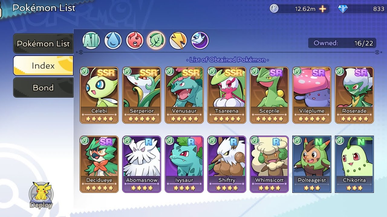BAHAS SKILL POKEMON GRASS,BANYAK SKILL DEBUFF? |PKM:The Power Of One 