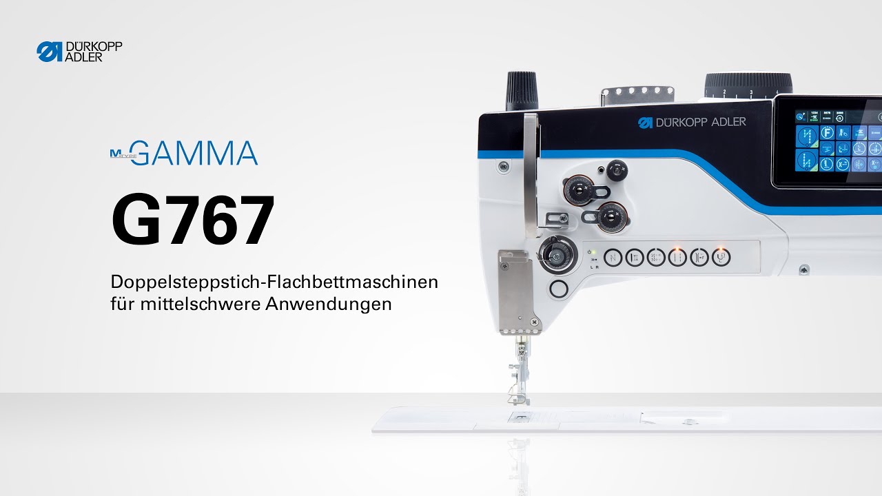 M-TYPE GAMMA | Doppelsteppstich-Flachbettmaschinen für mittelschwere Anwendungen