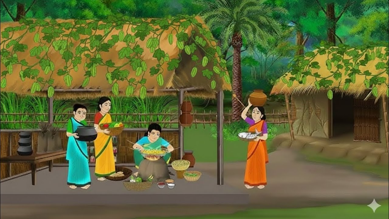 अकेली माँ और उसकी तीन बेटियाँ | Emotional Moral Story | Hindi Kahani | Cartoon | Deepak Tools 