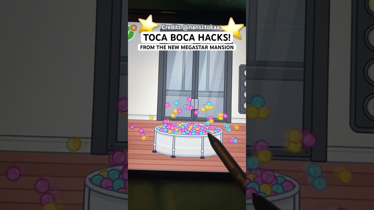 All tips & tricks from the new Toca Boca megastar mansion ⭐️ do you know all the hacks?