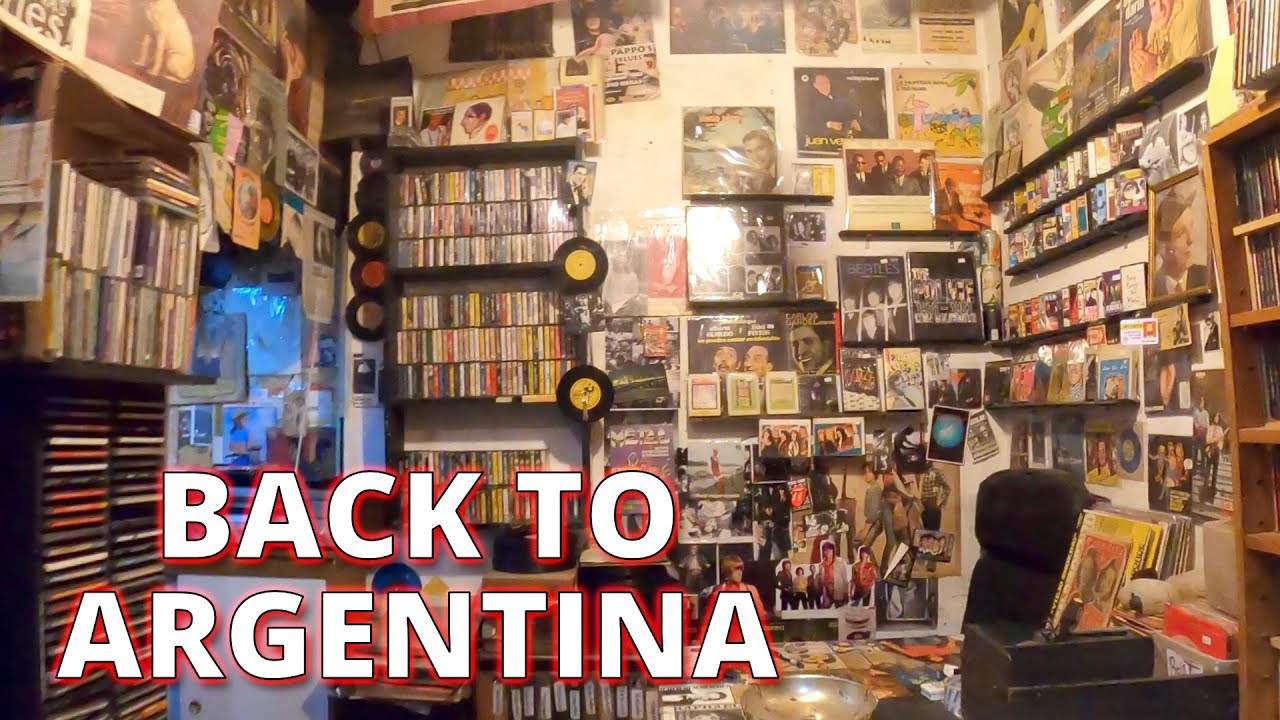 A quick look around a couple of record stores in Argentina