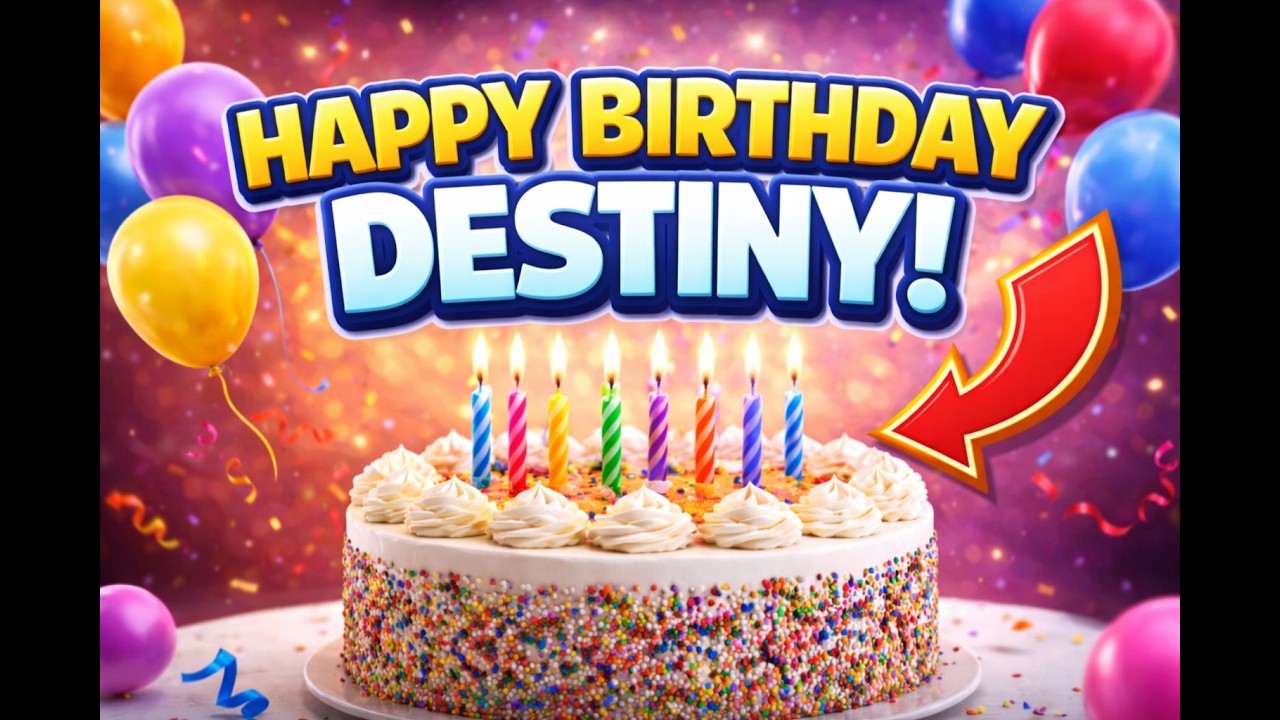 Happy Birthday Destiny 🎉 | Birthday Song for Destiny