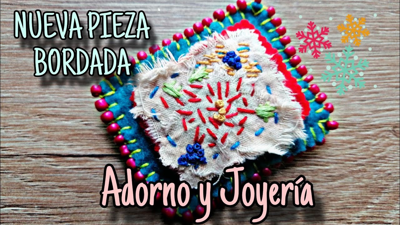 Arte en Fieltro: Bordado Experimental para Joyería y Decoración