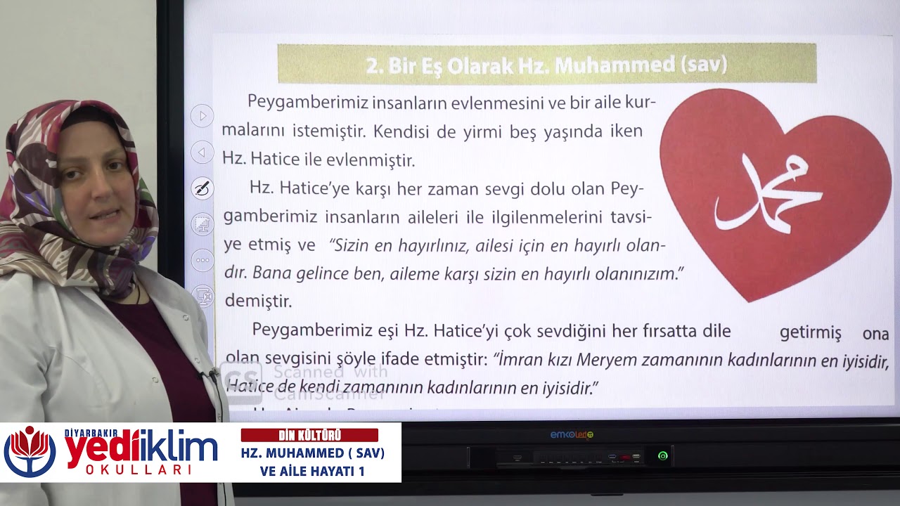 5.Sınıf Ders / Din Kültürü ve Ahlak Bilgisi / Konu / Hz Muhammed Sav ve Aile Hayatı 1