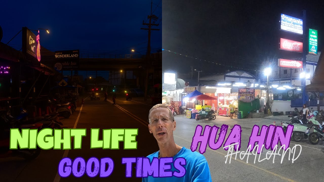 Walking the Night of Hua Hin Thailand Baan Khun Por SOI 94