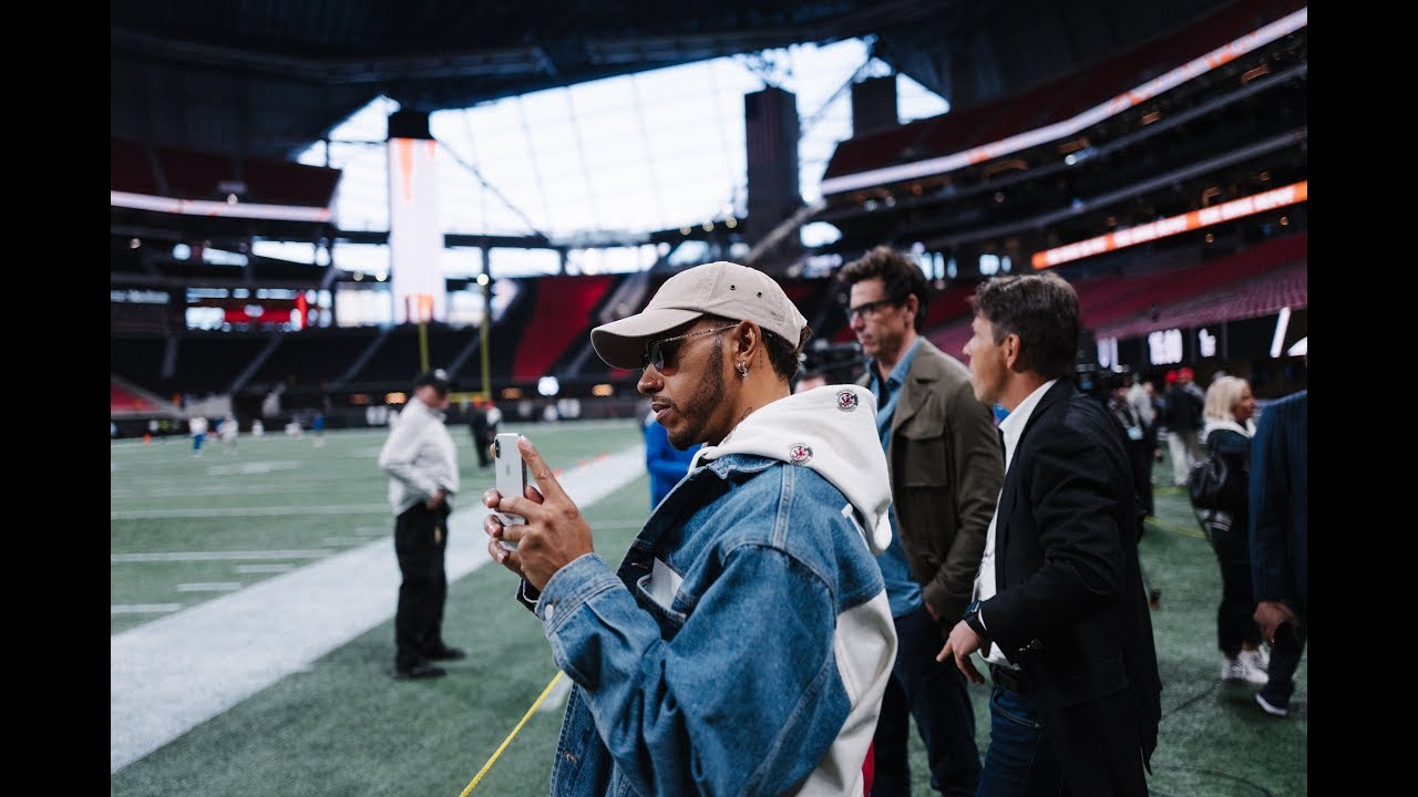 Toto, Lewis and Valtteri Hit Atlanta with MB USA and the Falcons