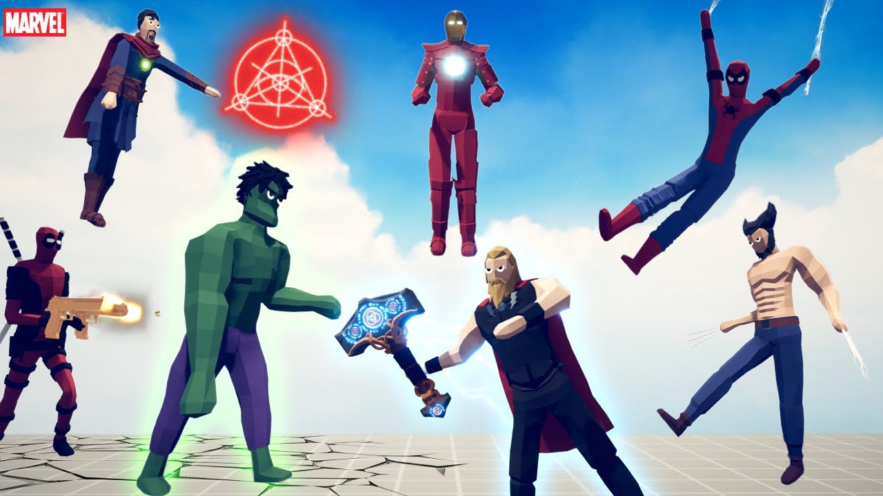 MARVEL TOURNAMENT IN TABS | Totally Accurate Battle Simulator