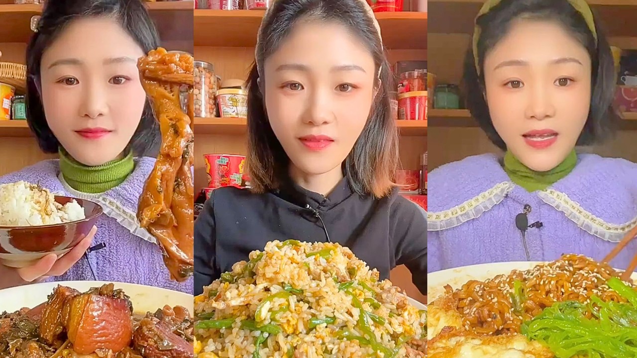 1 Hour ASMR Mukbang | Satisfying Eating Sounds for Sleep, Relaxation & Study #1103