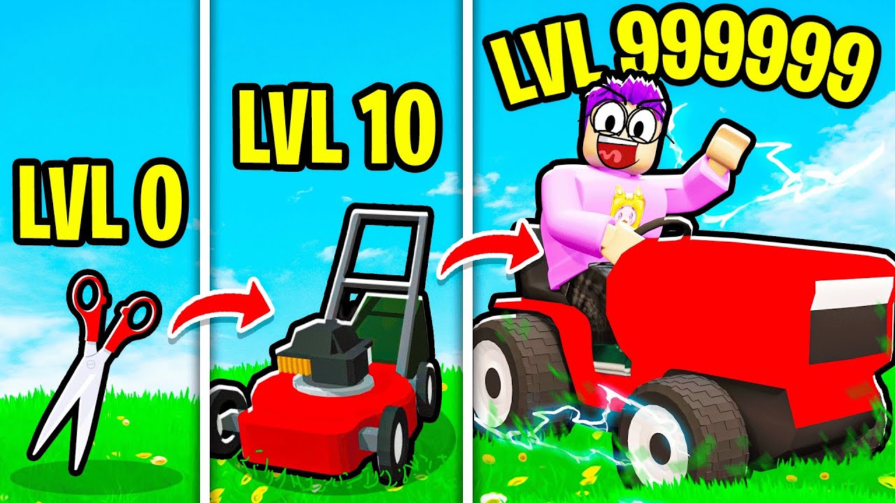 Можем ли мы разблокировать САМЫЙ ДОРОГОЙ ГАЗОНОКОСИЛКИ в ROBLOX LAWN MOWING SIMULATOR!?