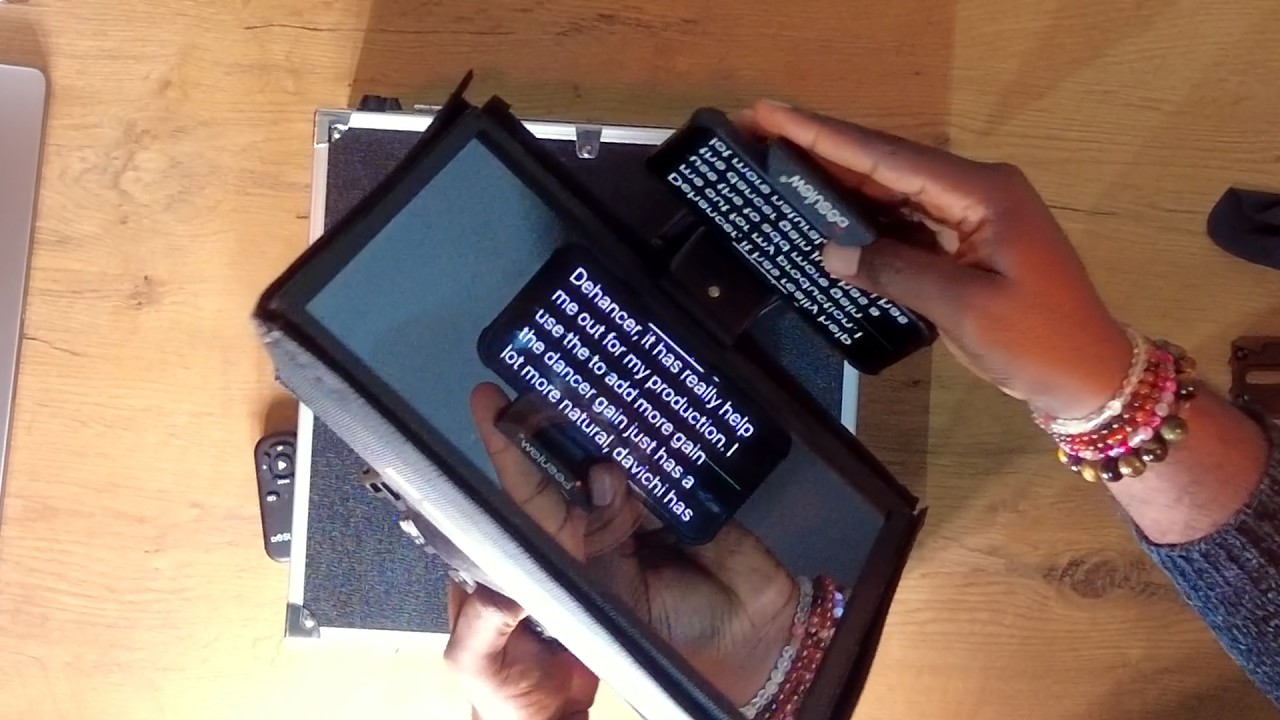What Every Content Creator Need (T12S Teleprompter for Tablet/Smartphone From Desview).
