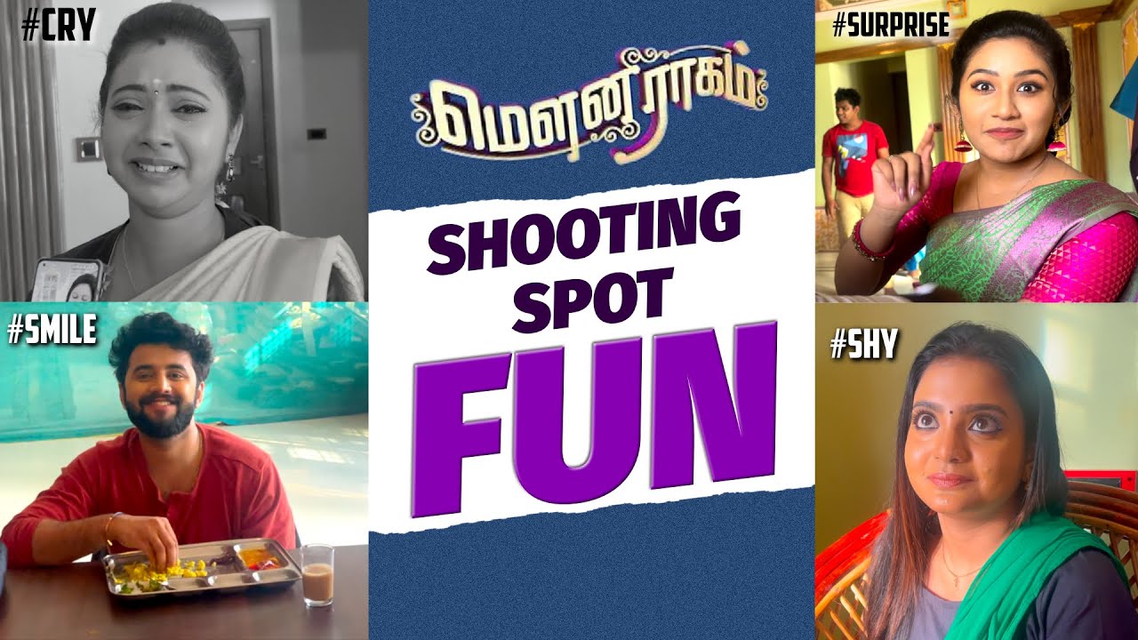 Mouna Ragam Shooting சேட்டைகள் 😂 Vlog - ஒரே Fun தான் Set ல | Raveena Daha