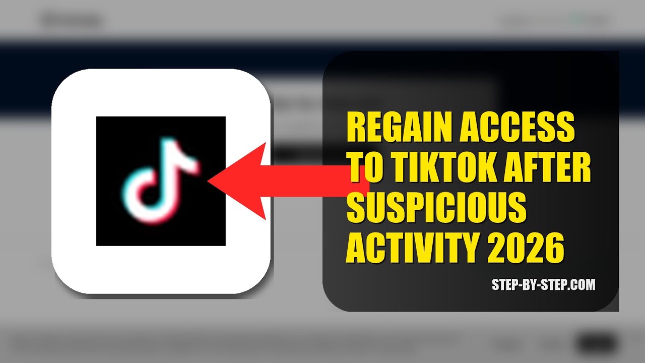 How To Regain Access To TikTok After Suspicious Activity 2026 (STEP BY STEP)