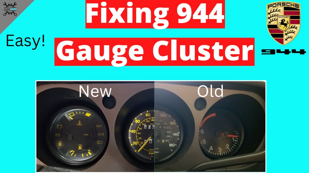 Porsche 944 Dash Upgrade | Early 944 Gauge Swap