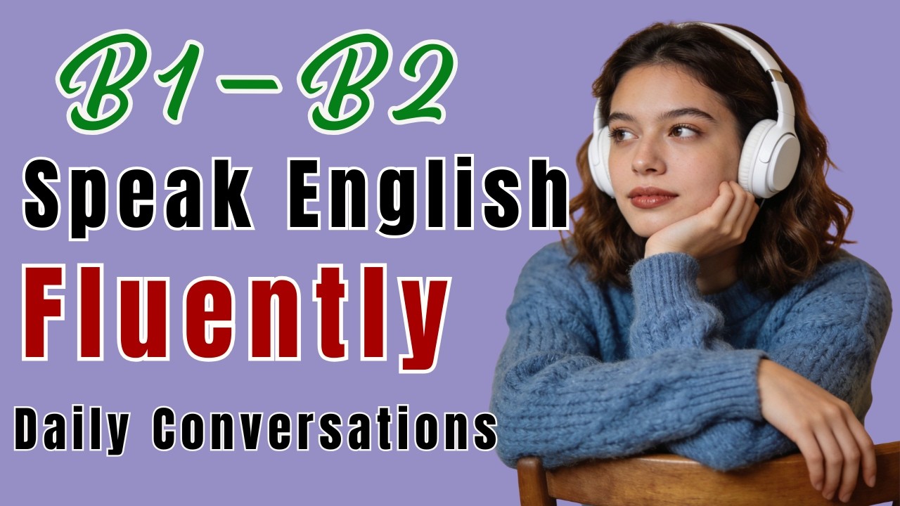 Speak English Fluently with Real Daily Conversations | B1–B2 Listening Practice| English Podcast