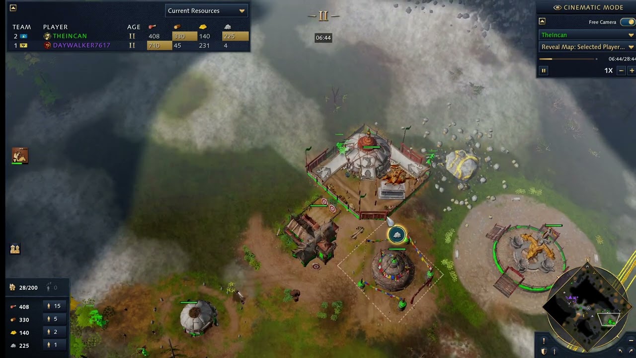 AOE 4 Platinum Ranked match mongol vs hre